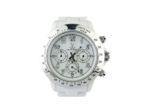 ToyWatch White Fluo Chronograph Watch TB04